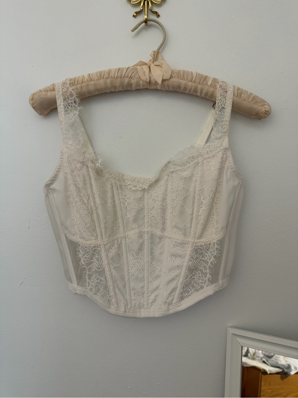 Victoria's Secret Lace Corset Top- size medium
